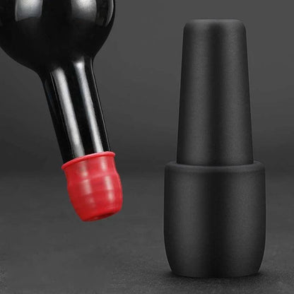 Lighteme Silicone Wine & Champagne Bottle Stoppers | Set of 10 PCS