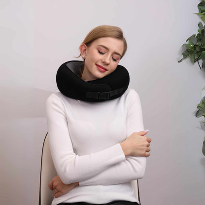 Lighteme ErgoComfort Travel Neck Pillow for Superior Support