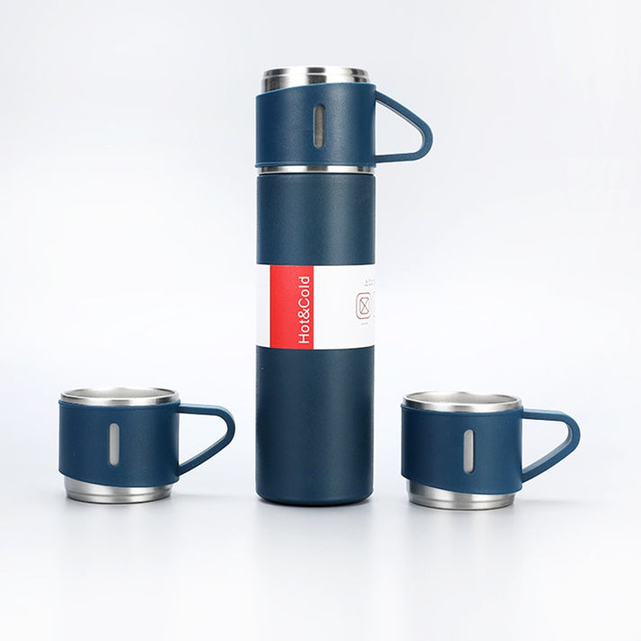 Lighteme Stainless Steel Vacuum Thermo Travel Bottle & Mug Set