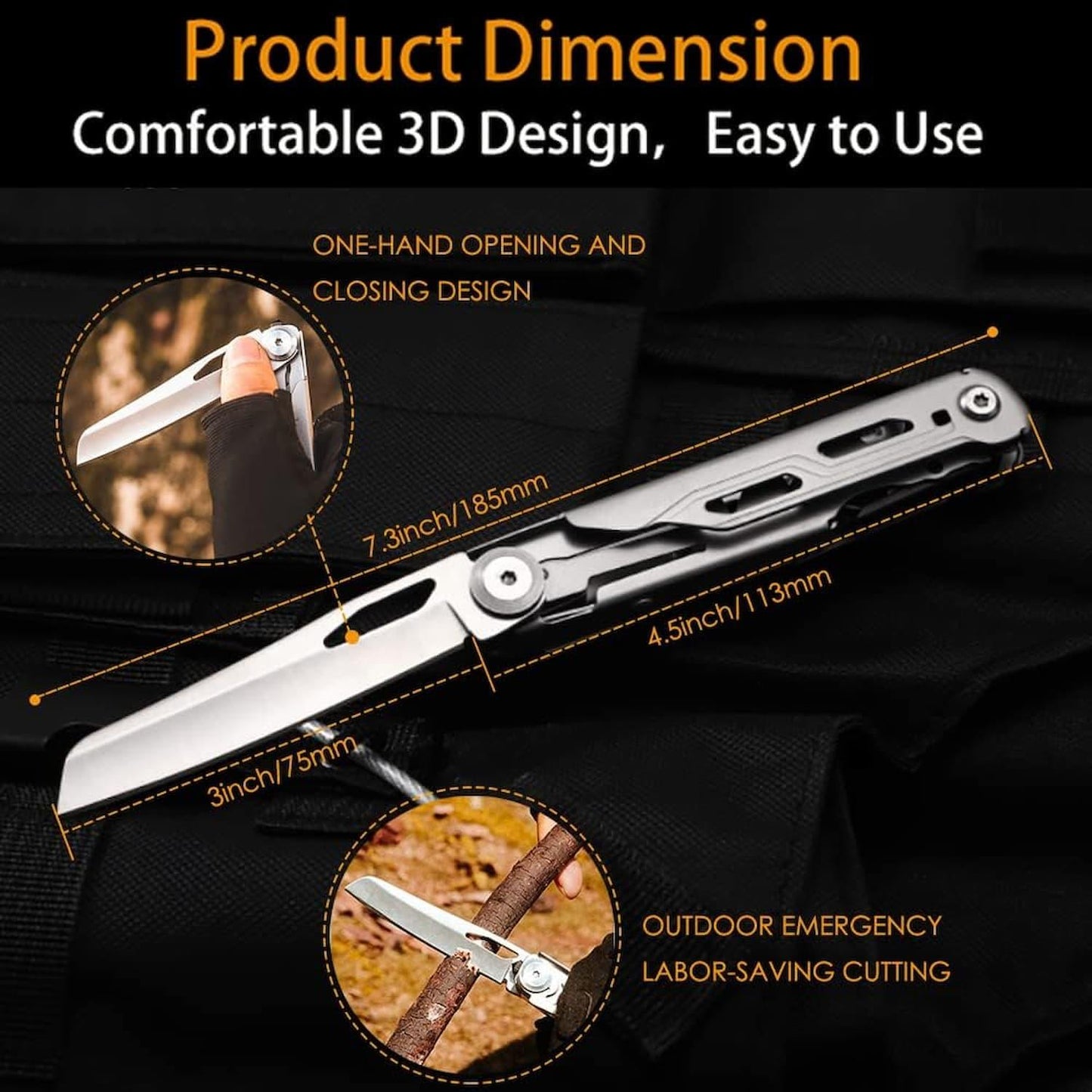 Lighteme Multi-purpose tool knife - The best multi-purpose tool for every situation!