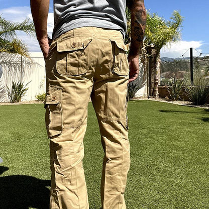 Lighteme Men's Cargo Pants Wear-resistant Work Pants