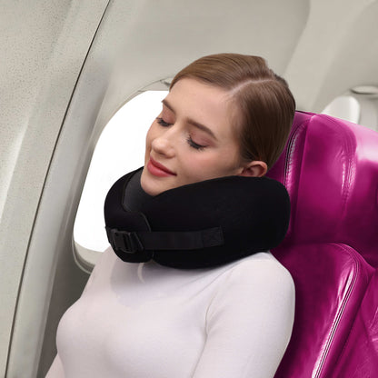 Lighteme ErgoComfort Travel Neck Pillow for Superior Support