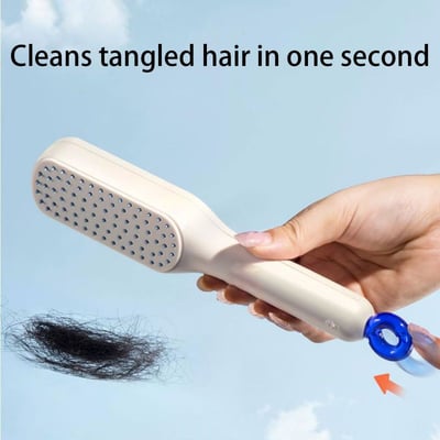 Lighteme Self-Cleaning Anti-Static Massage Comb