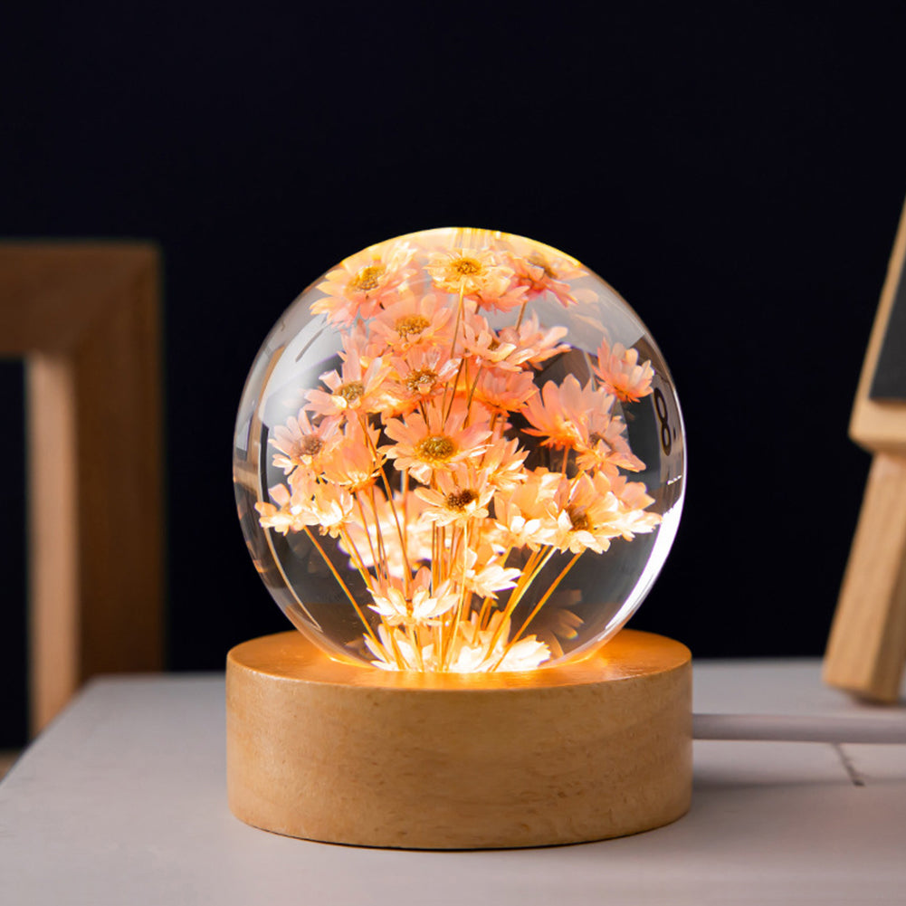 Lighteme Mini Crystal Ball Night Light