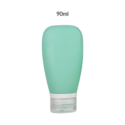 Lighteme Travel Silicone Bottle Set – 2-Pack for Shampoo, Shower Gel & Cosmetics