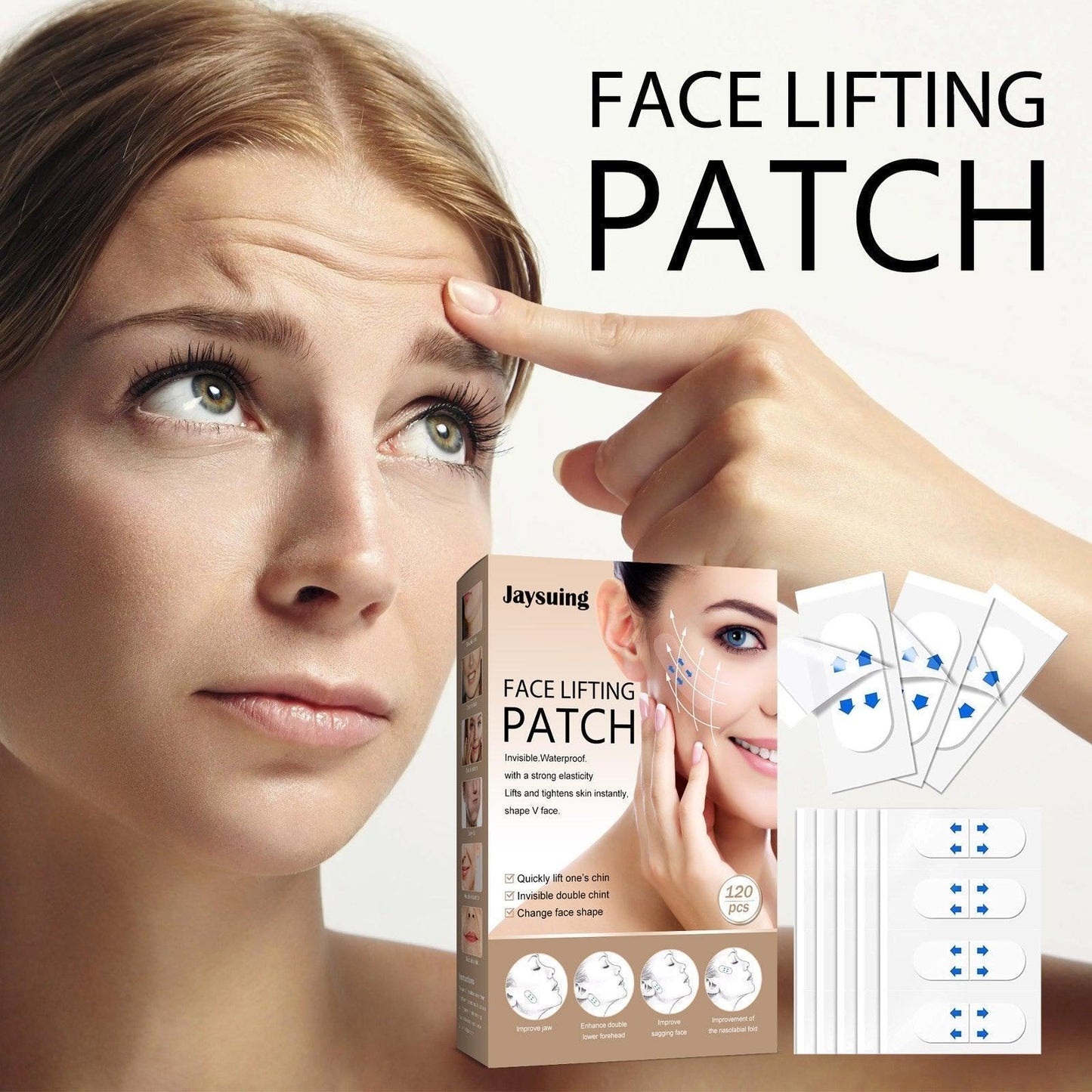 Lighteme INVISIBLE FACE LIFT TAPE - Invisible facelift for the ultimate beauty hack