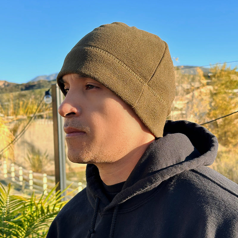 Lighteme Men's Fleece Tactical Beanie Hats