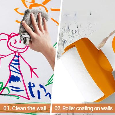 Lighteme Wall repair - Roller Paint