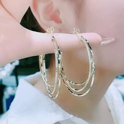 Lighteme Multi-layer Hoop Earrings