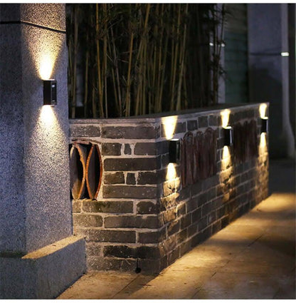 Lighteme Waterproof Solar Powered Outdoor Wall Light | BUY 1 GET 1 FREE (2PCS)