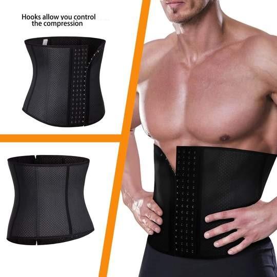 Lighteme Premium Men's Waist Trainer - 3 Adjustable Hooks