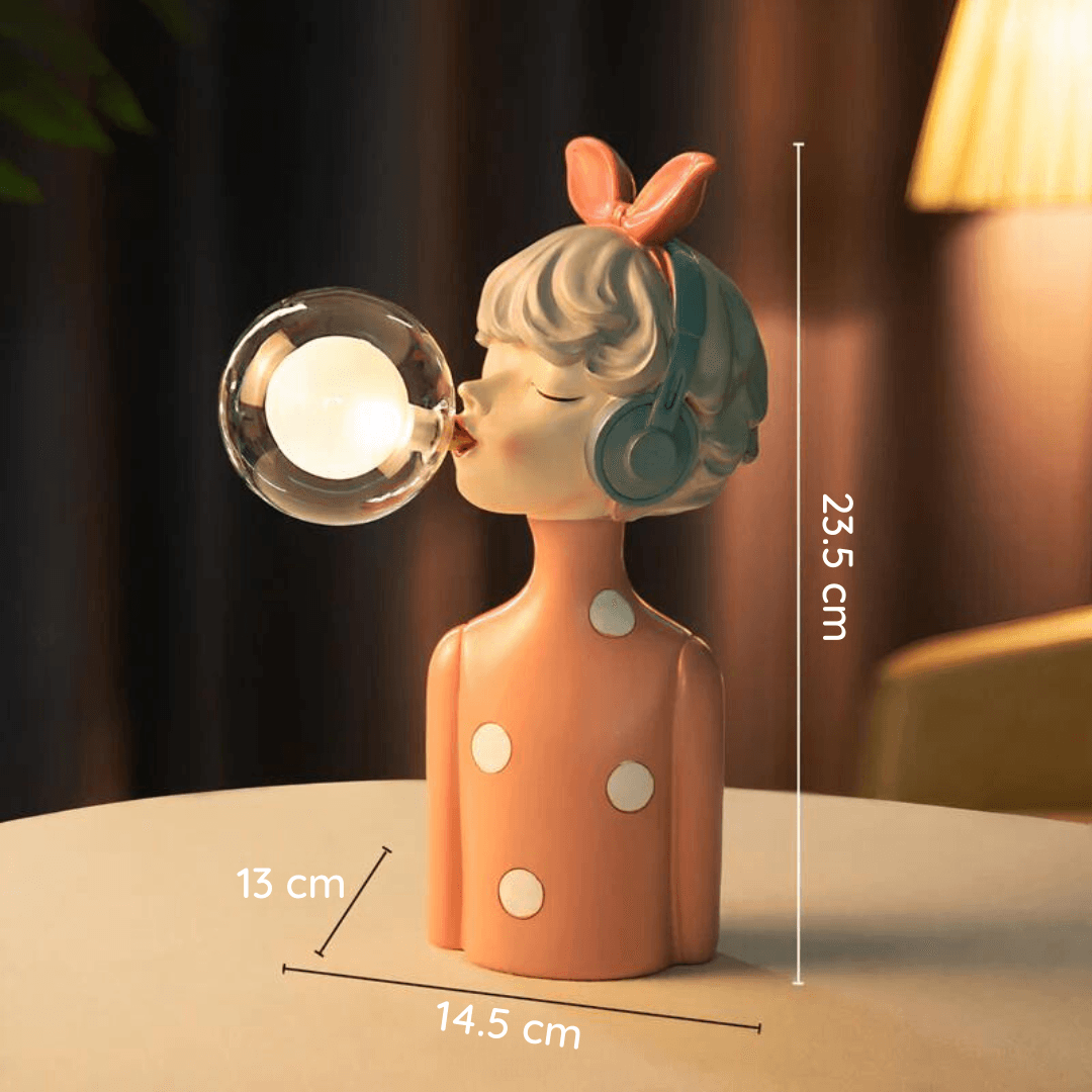 Lighteme Bubble blowing girl lamp - The cutest lighting idea there is!