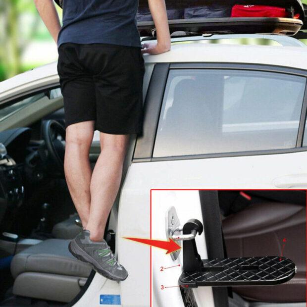 Lighteme Car step Foldable car roof rack step