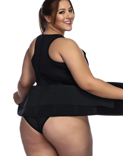 Lighteme Plus Size Waist Sweat Belt for Weight Loss!