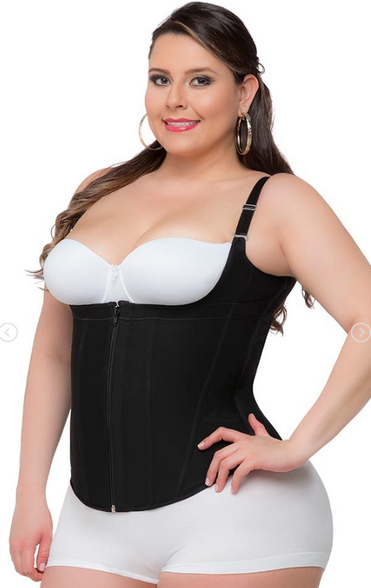 Lighteme Plus Size 3 Hook Waist Trainer with Supportive Zipper!