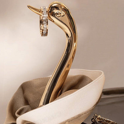 Lighteme Swan Shape Jewelry Storage Box - Organize your jewelry in style!