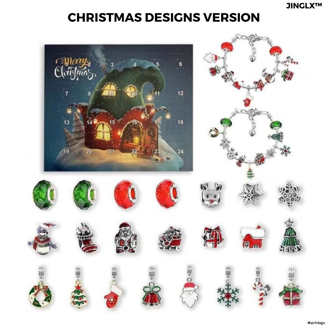 Lighteme DIY Christmas Advent Calendar Bracelets Set