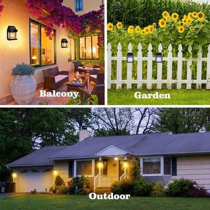 Lighteme Outdoor Solar Power Wall Lamp | BUY 1 GET 1 FREE (2PCS)