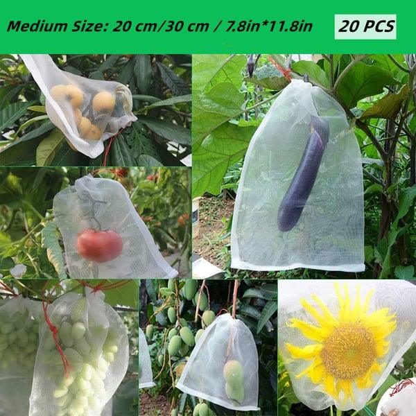 Lighteme Insect-Proof Mesh Bag for Fruit & Vegetable Protection | Set of 20PCS