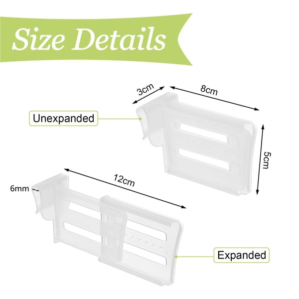 Lighteme Refrigerator Storage Dividers Set of 20PCs