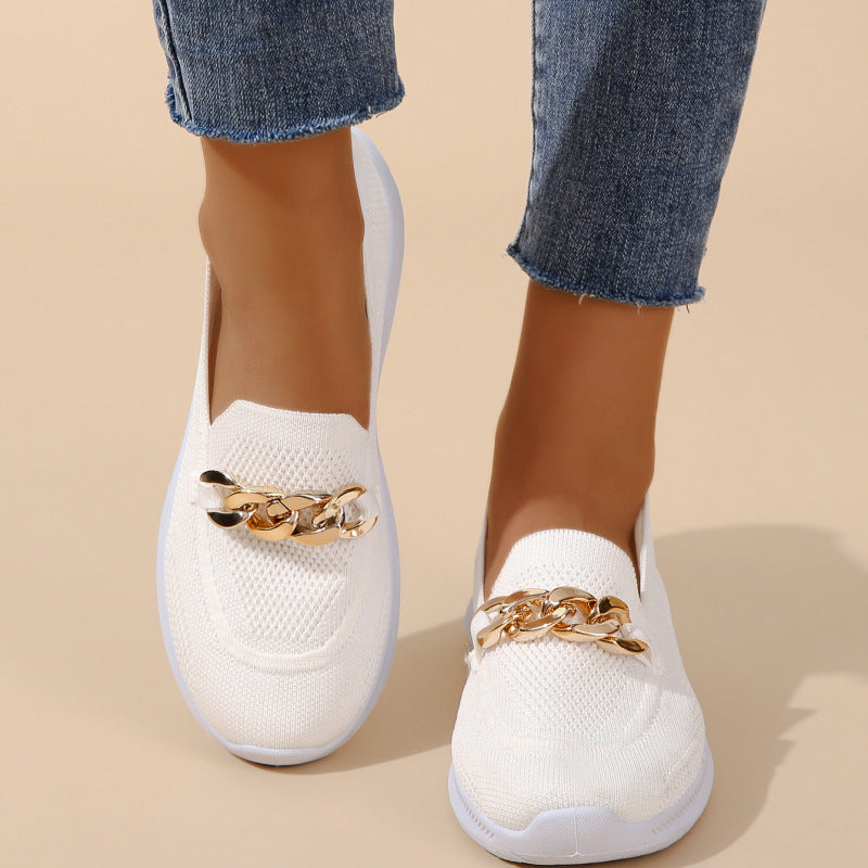 Lighteme Slip on Shoes with Chain