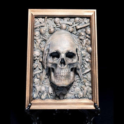 Lighteme 3D Halloween Three Wise Skulls Framed Picture