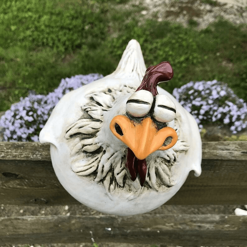 Lighteme 1+1 FREE | Garden chicken figures with big eyes