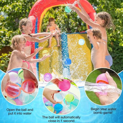 Lighteme Reusable Self Sealing Water Bomb Balloons Set Of 6