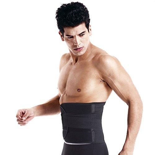 Lighteme Sweat Belt for Men - Waist Trainer - Burn Stomach Fat!