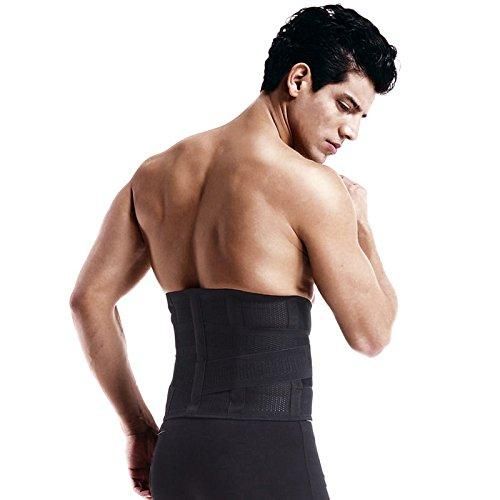 Lighteme Sweat Belt for Men - Waist Trainer - Burn Stomach Fat!