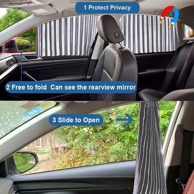 Lighteme Magnetic Car Window Sunshade 2PCS