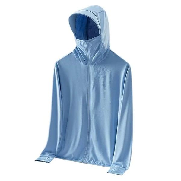 Lighteme Unisex Feather-Light UV Protection Zip-Up Hoodie