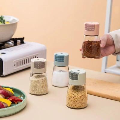 Lighteme Adjustable Push-Type Salt and Pepper Dispensers | BUY 1 GET 1 FREE (2PCS)