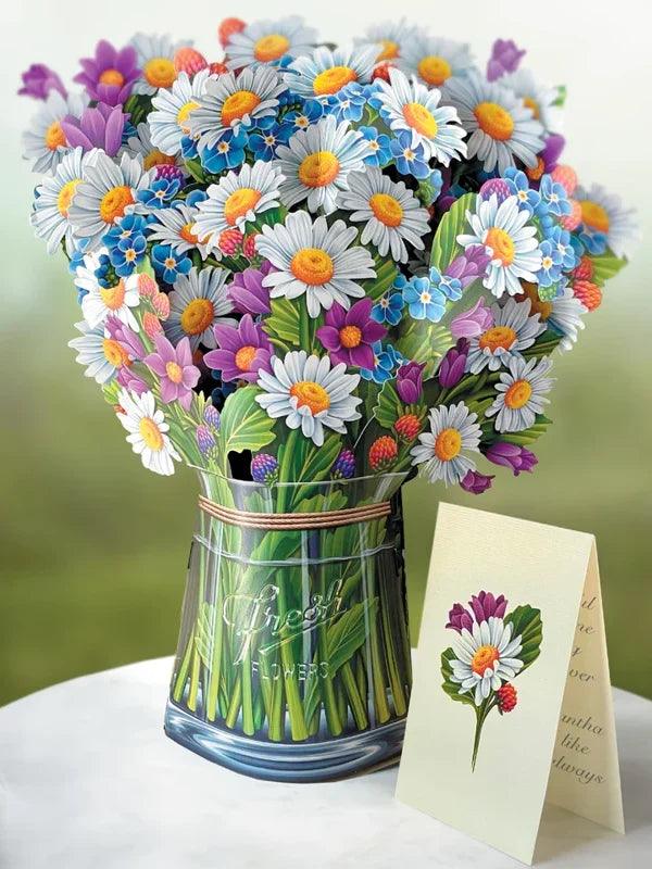 Lighteme 3D Flower Bouquet Greeting Card