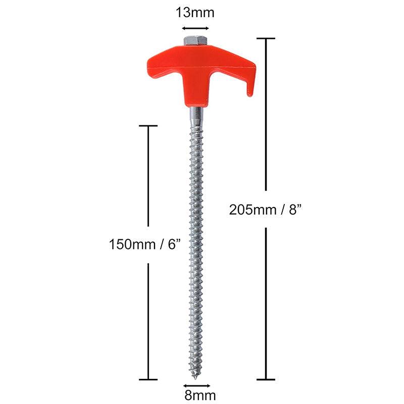 Lighteme 8 Inch Screw In Tent Stakes