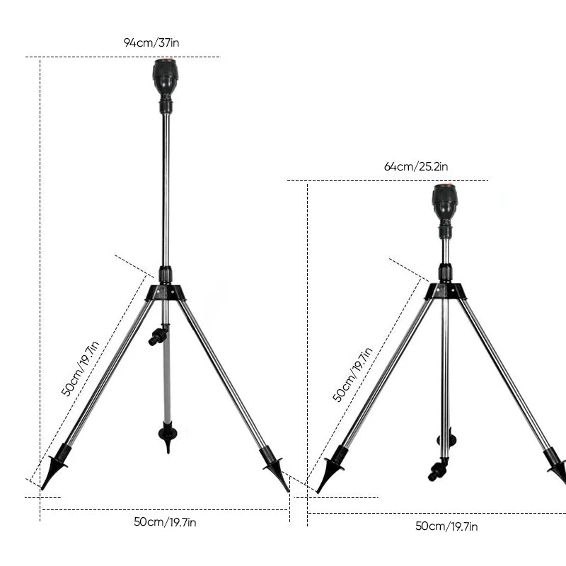 Lighteme Rotating Tripod Sprinkler Water your garden effortlessly!