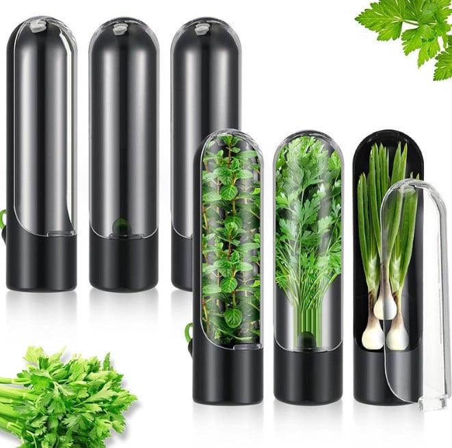 Lighteme Freshness-Preserving Veggie & Herb Storage Containers | BUY 1 GET 1 FREE (2PCS)