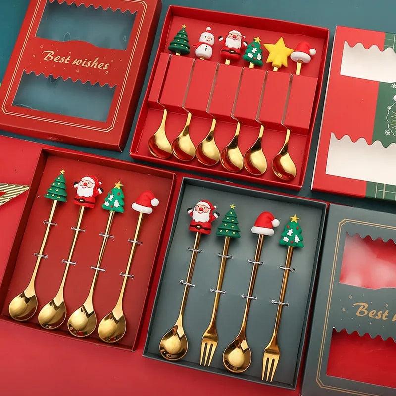 Lighteme Christmas Cutlery Set