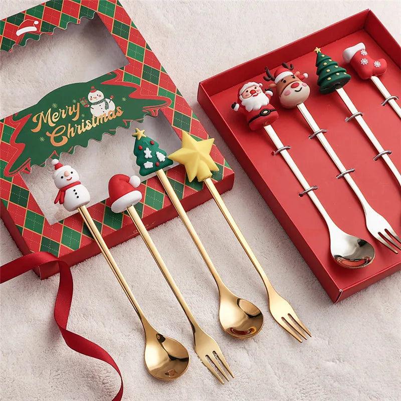 Lighteme Christmas Cutlery Set