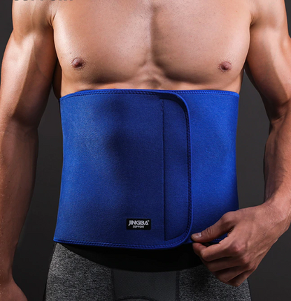 Lighteme Men's Weight Loss Sweat Belt - Stomach Trimming Waist Trainer!