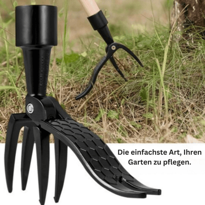 Lighteme 2 in 1 garden weeding fork