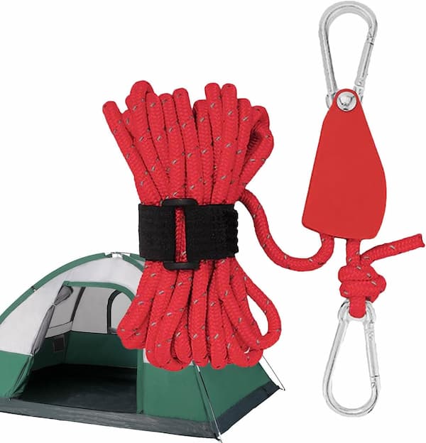 Lighteme Tent Rope A multi purpose camping equipment