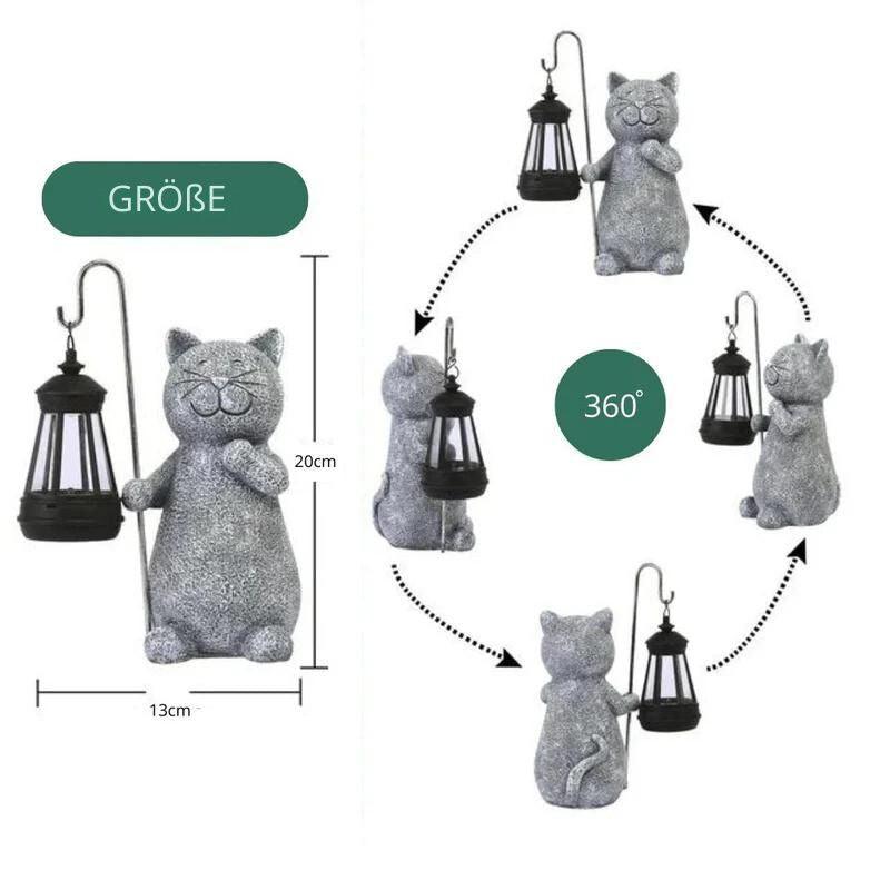 Lighteme Cat Lantern Solarbetriebene Beleuchtung