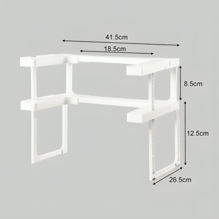 Lighteme 2-layer stackable spice organizer