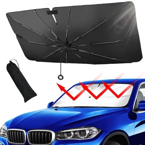 Lighteme Retractable Car Sunshade Umbrella