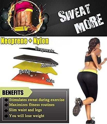 LIGHTEME Plus Size Sauna Pants - Waist & Thigh Slimming ~ Weight Loss Enhancer!