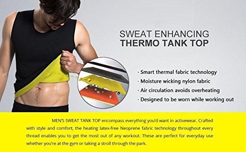 Lighteme Men's Sauna Vest Waist Shaper ~ Burn Stomach Fat!