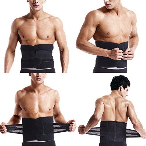 Lighteme Sweat Belt for Men - Waist Trainer - Burn Stomach Fat!