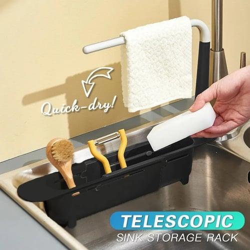 Lighteme Telescopic Sink Storage Rack