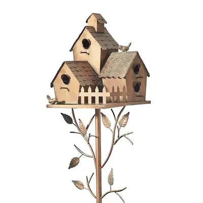 Lighteme Garden decoration metal bird house